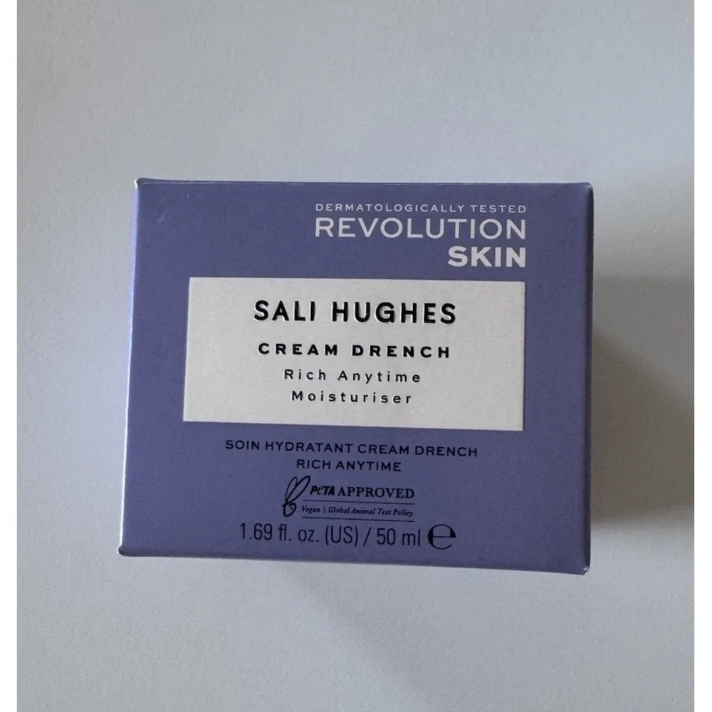 Revolution Skin Sali Hughes Cream Drench-Rich Anytime Moisturiser 1.69 fl oz-New